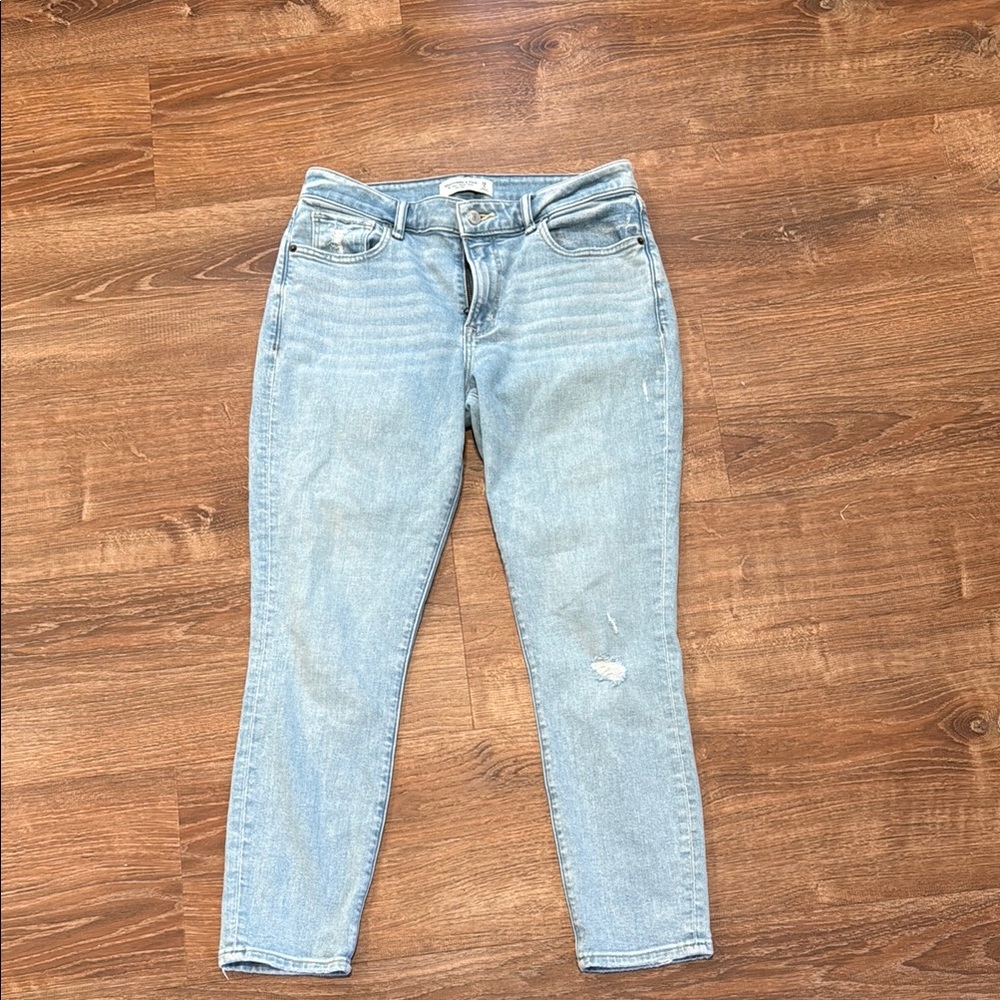 Abercrombie & Fitch Blue Skinny Jeans Sleek Fit